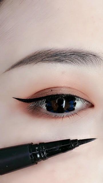 欧美防水眼线视频素材,打造持久魅惑眼神